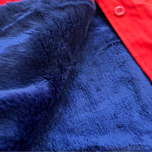 Hooded Dress Coat with Blue Fleece Lining Size 5T NWT Holiday Christmas - Picture 5 of 10